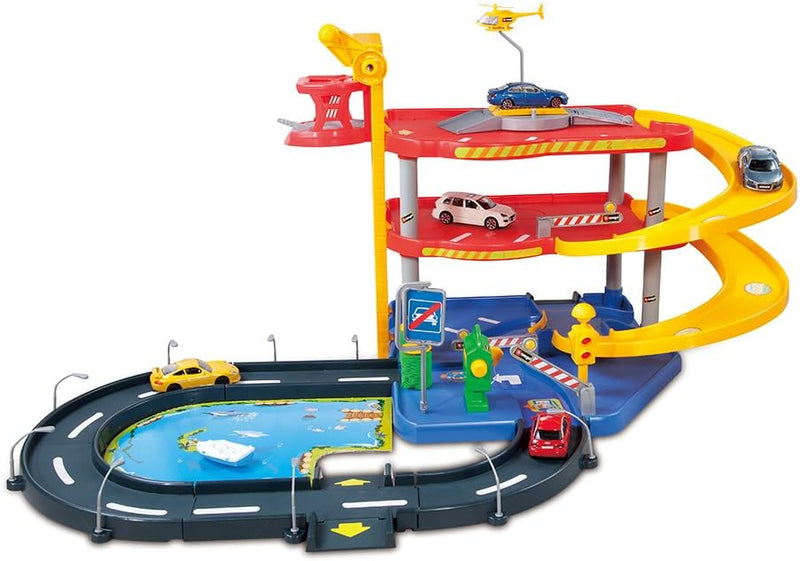 Bburago 30025 30025-Autobahn Zubehor-Parkgarage-Parking Playset, Standard