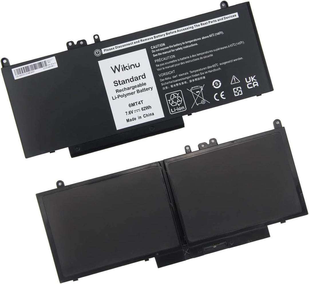 Wikinu 6MT4T Laptop Akku für Dell Latitude E5570 E5470 Precision 3510 7V69Y TXF9M 79VRK 07V69Y HK6DV