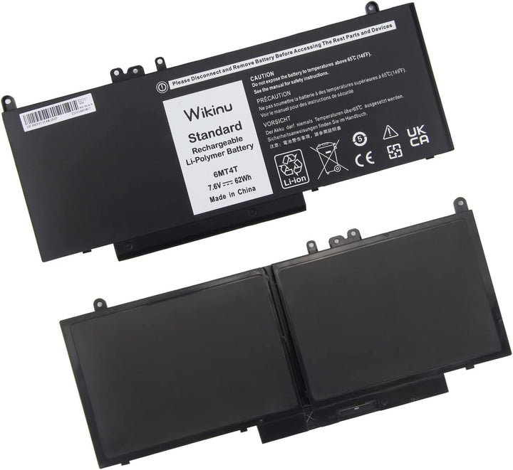 Wikinu 6MT4T Laptop Akku für Dell Latitude E5570 E5470 Precision 3510 7V69Y TXF9M 79VRK 07V69Y HK6DV
