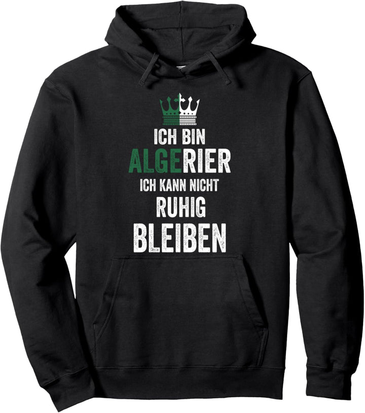 Algerien Algerier Algerisch Algerische Flagge Pullover Hoodie