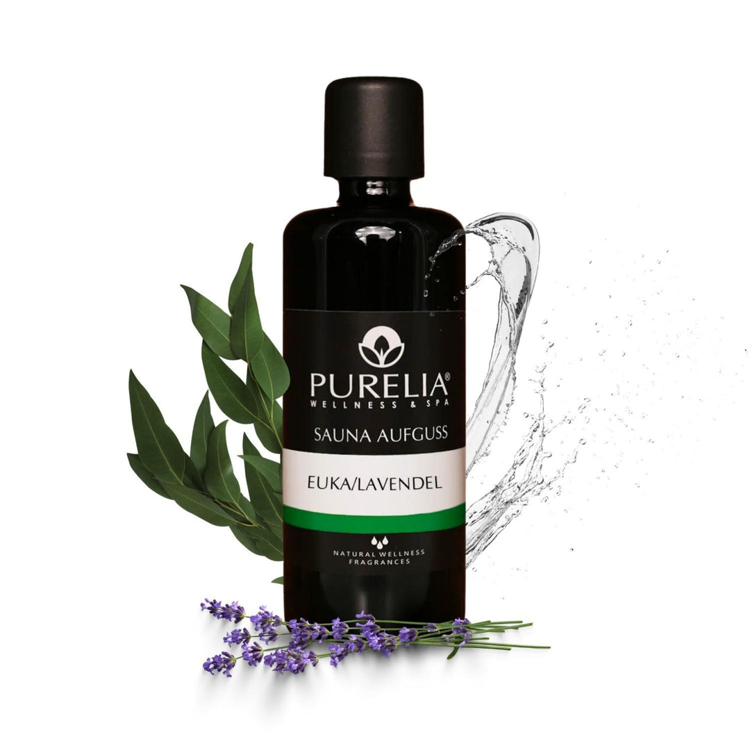 Saunaaufguss Konzentrat Euka-Lavendel 100 ml natürlicher Sauna-aufguss - Reine ätherische Öle