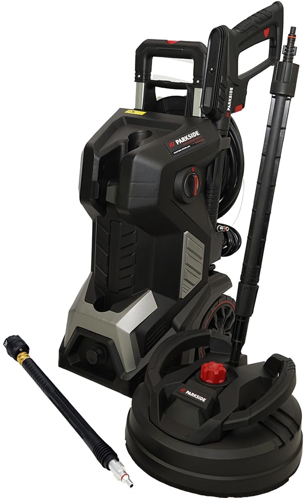 HEADNMORE® Bundle - Parkside Performance® Hochdruckreiniger PHDP 180 mit 3in1 Düse 600 l/h +Schlüsse