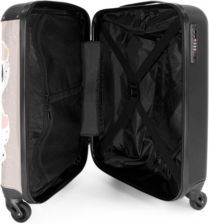 NoBoringSuitcases.com® Hartschalenkoffer Mädchen Koffer fürs Handgepäck Reisekoffe Kinder Geschenke