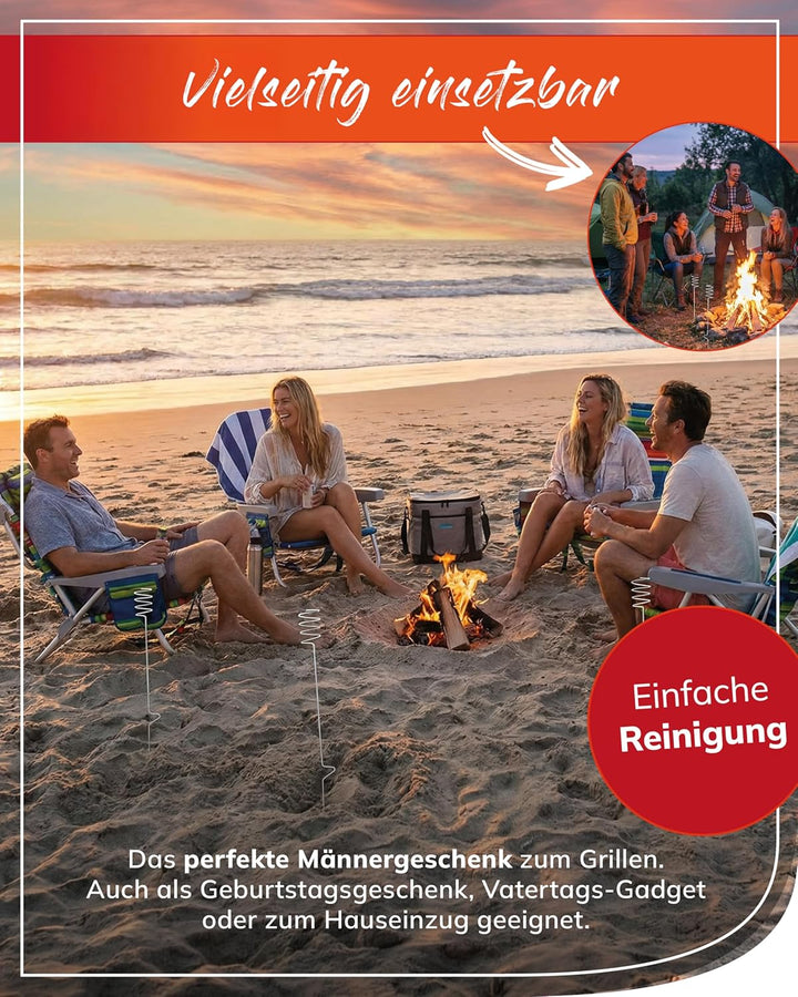 bellissa 5er Set Bierflaschen-Halter – innovativer Getränkehalter Ständer - Halterung für die Bier-F