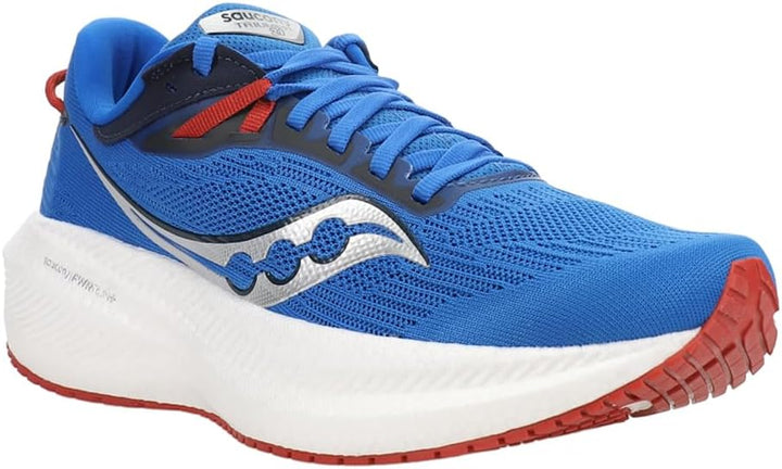 Saucony Herren Triumph 21 Sneaker 40.5 EU Cobalt Silver, 40.5 EU Cobalt Silver