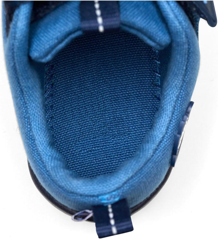 Affenzahn Barfussschuh Baumwolle Lucky Klettverschluss Vegan rutschfest Flexibel Reflektierend für