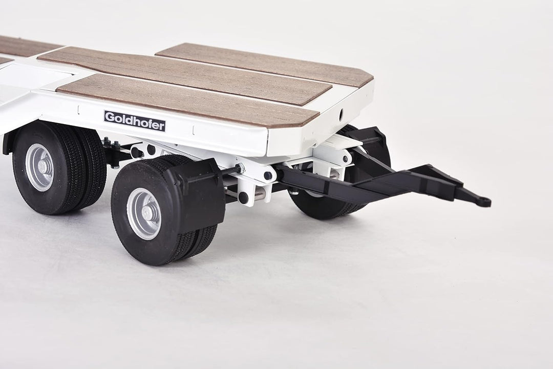 CARSON 500907400 - 1:14 Goldhofer TU4 Tiefladeanhänger 4A., RC-Truck, Zubehör, Modellbau, Massstab 1