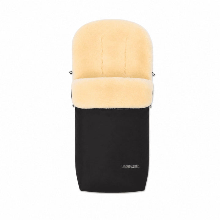 Hofbrucker Lammfell-Fusssack Putzi Kinderwagen, Buggy/Winterfusssack wind- &amp; wasserabweisend/Warmer