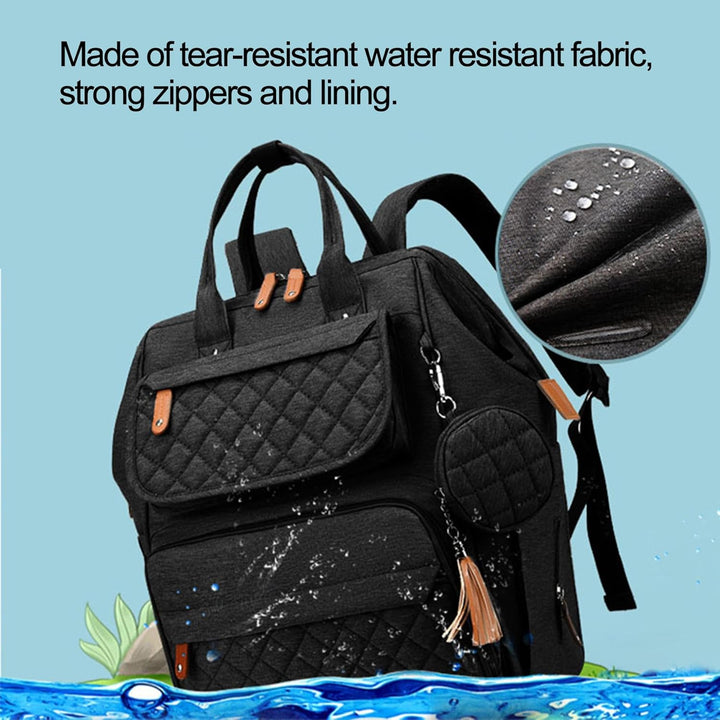 Wickeltasche Gross Rucksack Baby Wickelrucksäcke Wickelrucksack mit Tragbarer Wickelunterlage, Babyt