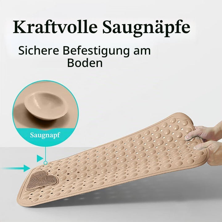 Duschmatte rutschfest 80x50cm,Antirutschmatte Dusche mit Ablauflöchern,Duscheinlage rutschfest mit S