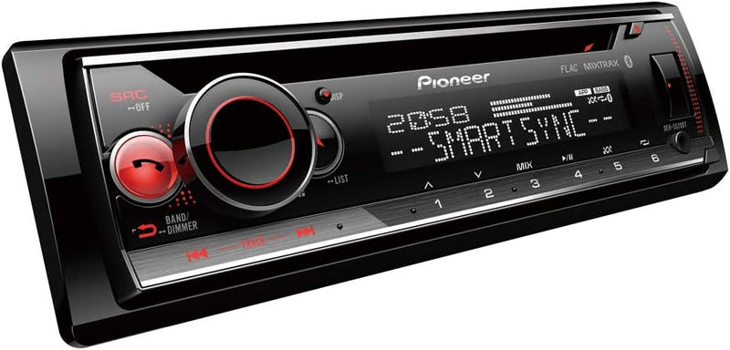 Pioneer DEH-S520BT , 1DIN Autoradio , CD-Tuner mit RDS , Bluetooth , MP3 , USB und AUX-Eingang , RGB