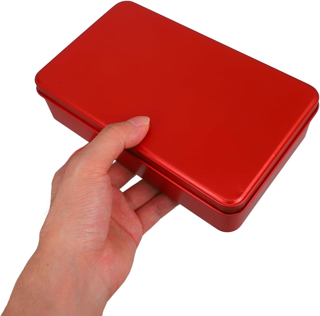 3 Stück Keksdose Rechteckige Metalldose Mit Deckel 19X12X1.7 Zoll Aufbewahrungsbox FüR SüssIgkeiten