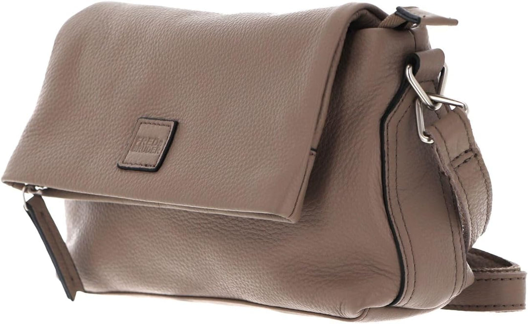 FREDsBRUDER Tasche TRIANGLE CROSSBODY mit Label-Applikationen Einheitsgrösse Muddy Taup, Einheitsgrö