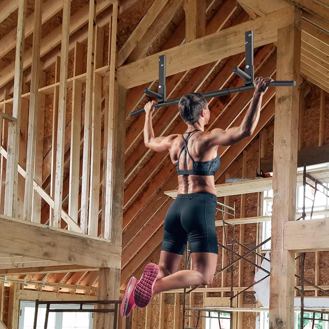 Klimmzugstangen Klimmzugstange Wandmontage Heimturnhalle Pull Up Bar, Multifunktionale Edelstahl-Tra