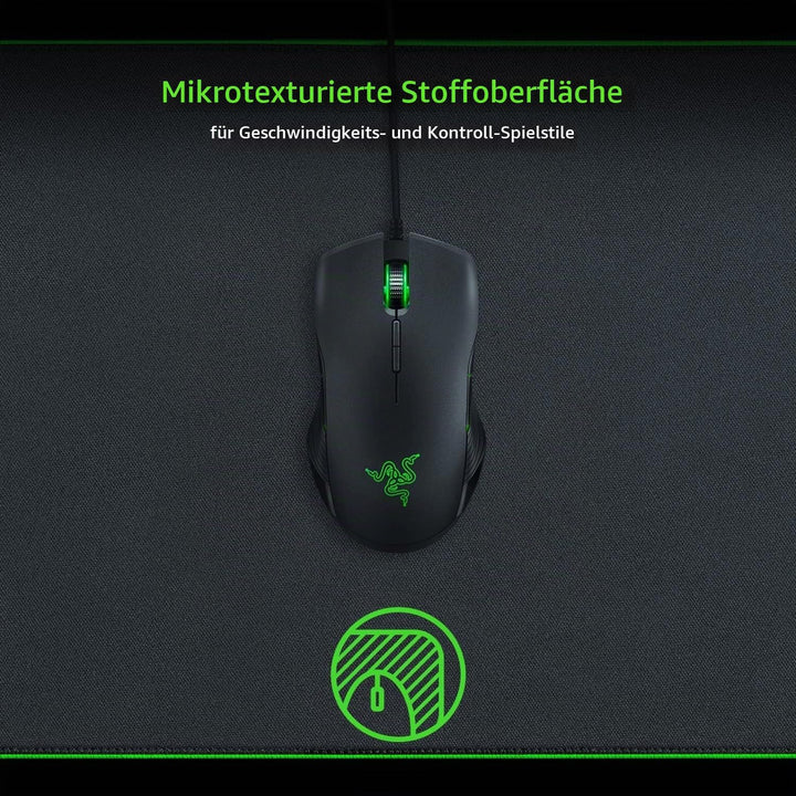 Razer Goliathus Chroma - Weiche Gaming Maus-Matte mit RGB Beleuchtung (Kabelhalterung, Stoff-Oberflä