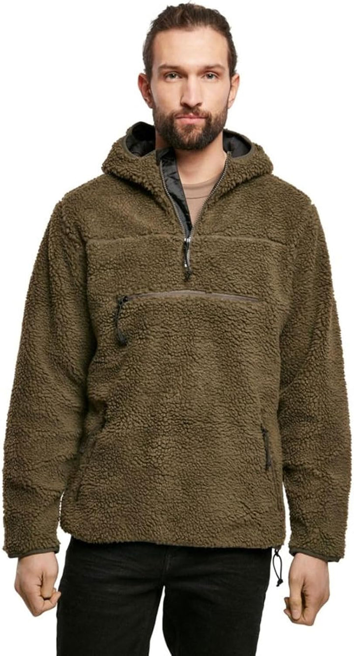 Brandit Teddyfleece Worker Pullover XL Oliv, XL Oliv