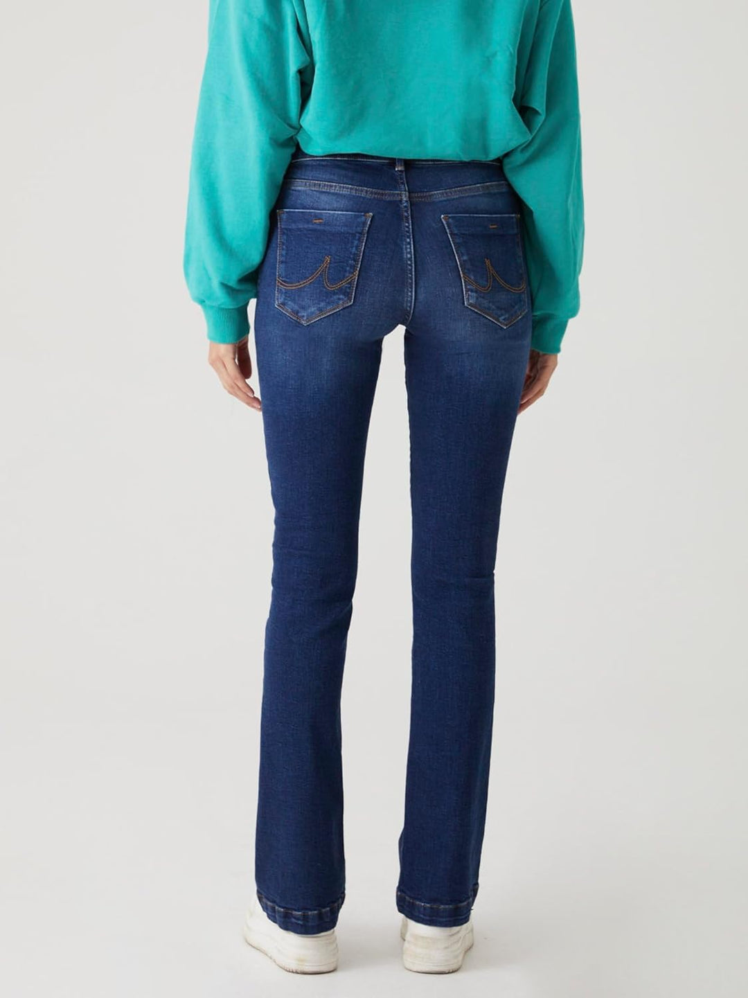 LTB Jeans - Damen - Fallon - Mid Waist - Flared Leg Jeans - Hosen 25W / 34L Morna Undamaged Wash 541