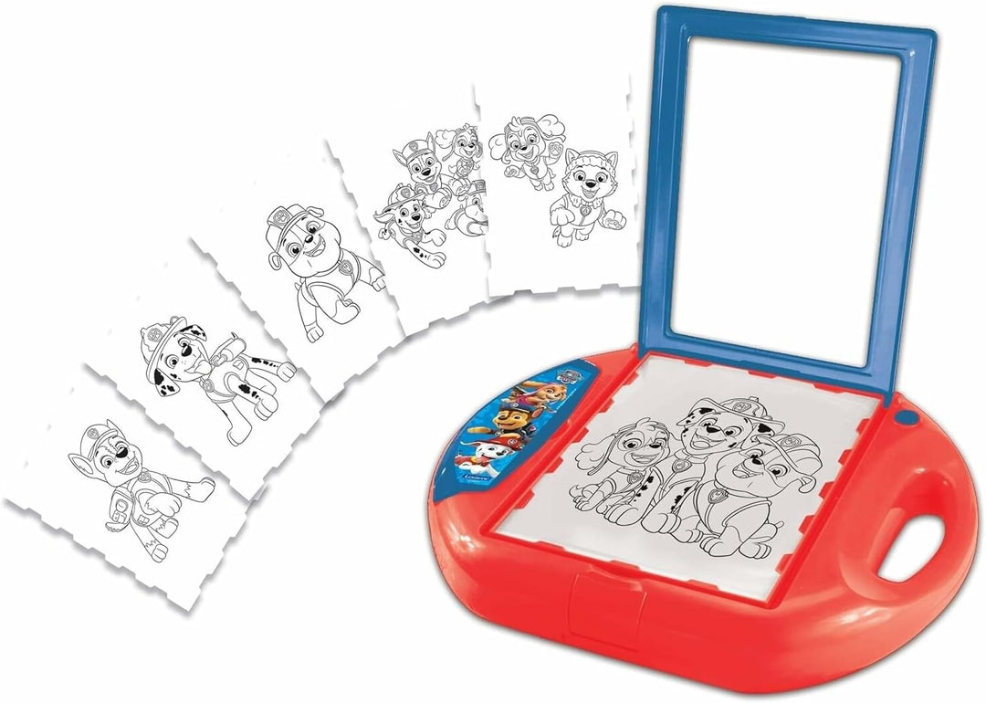 Lexibook CR310PA Paw Patrol Zeichenprojektor 4 Stempel, 10 Vorlagen, beleuchteten Fläche, 1 Stift en