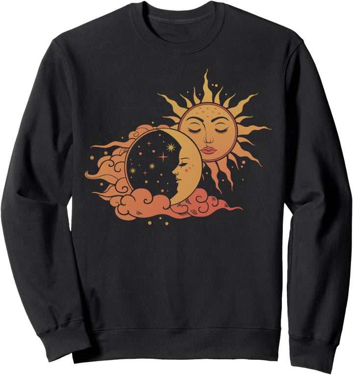 Trendy Sun Moon Eclipse Love Sweatshirt