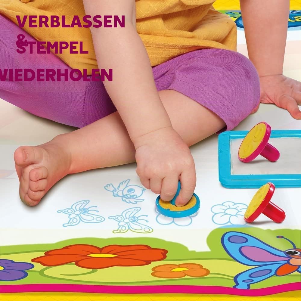 TOMY Aquadoodle, Zeichenblock, zum Kritzeln auf Wasserbasis, offizielles Zeichenbrett zum Malen & Ze