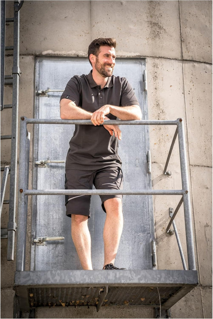 Leibwächter Kurzehose Short FLEXK Flex Line Kornblau-schwarz 40 Anthrazit, 40 Anthrazit