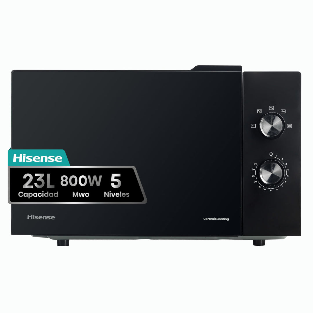 H23MOBP2H4 Mikrowelle, 23 Liter, 800 Watt, Schwarz