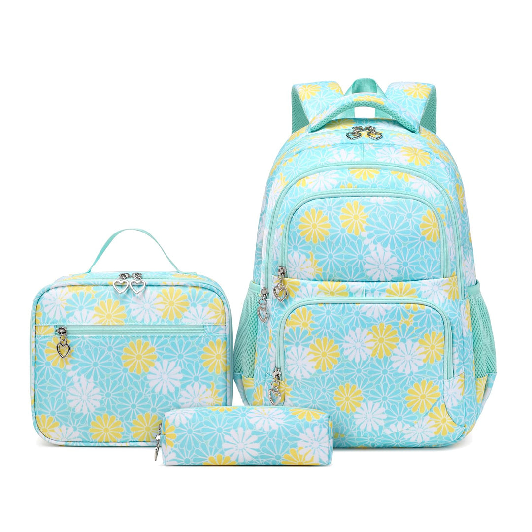 ZHIERNA Schulrucksack Mädchen Teenager Schule Rucksack Damen Schulranzen Kinder Schultasche mit Lunc