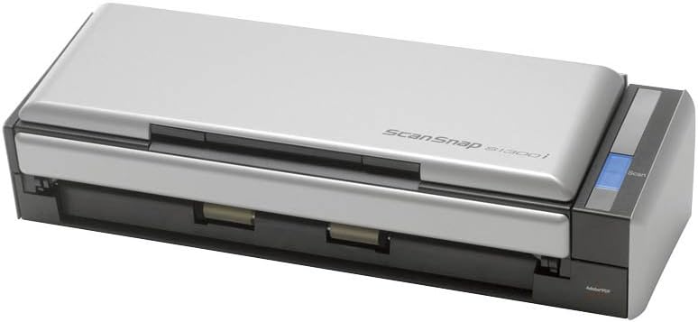 Fujitsu ScanSnap S1300i Dokumentenscanner (600 dpi, A4, USB 2.0) Schwarz/silber