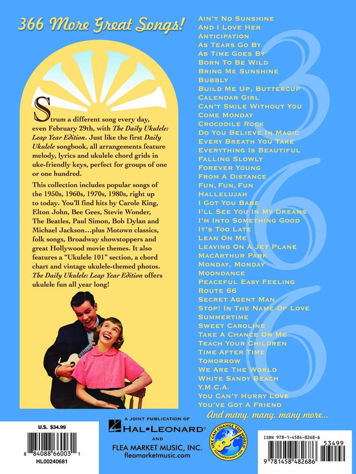 The Daily Ukulele: Leap Year Edition: 366 More Great Songs for Better Living (Jumpin' Jim's Ukulele