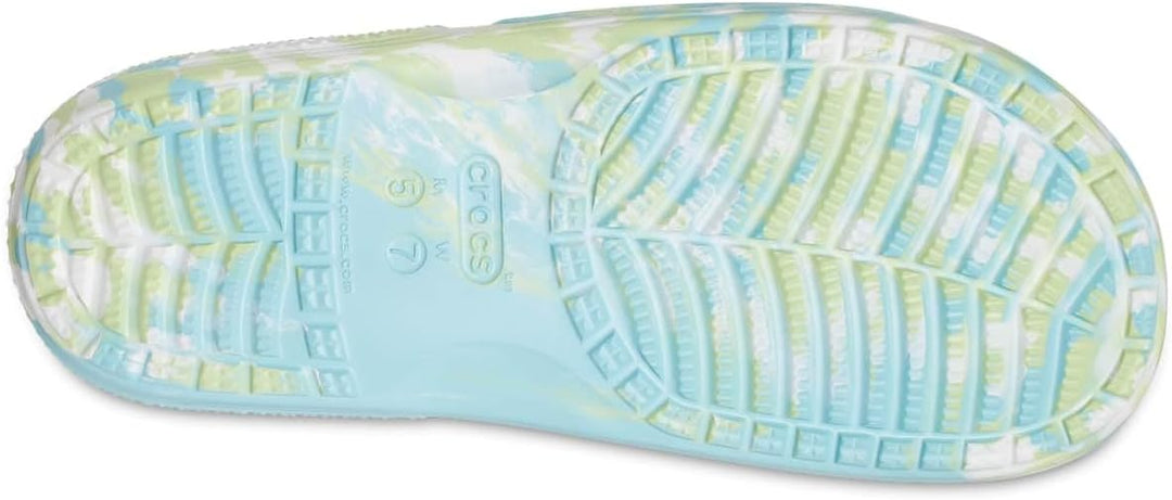 Crocs Unisex Classic Slide Sandalen 43/44 EU Pure Water Multi, 43/44 EU Pure Water Multi