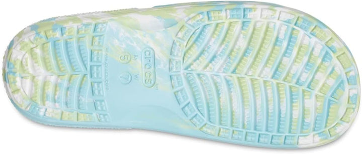 Crocs Unisex Classic Slide Sandalen 43/44 EU Pure Water Multi, 43/44 EU Pure Water Multi
