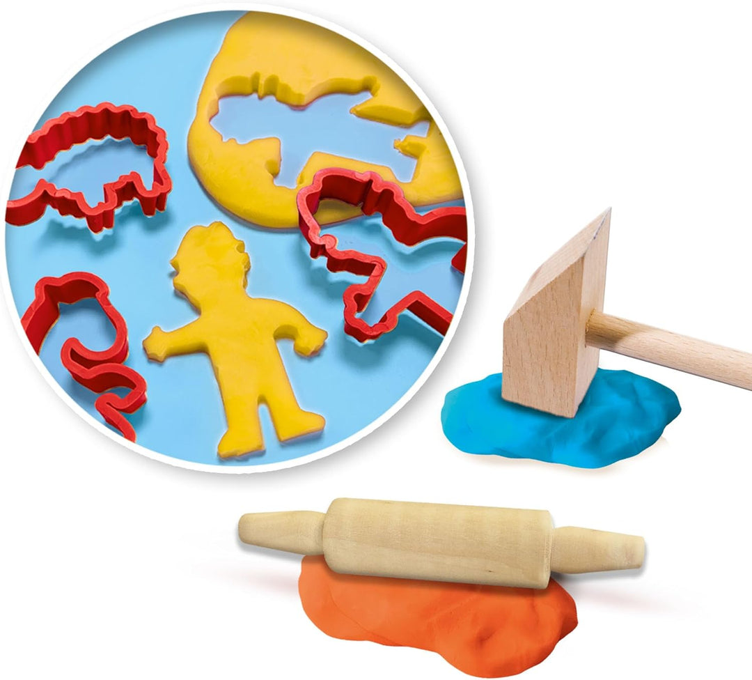 SES Creative | Set Mein erstes Mega-Tierknetset für Kinder | Kreative Kunstspiele für Babys | Komple