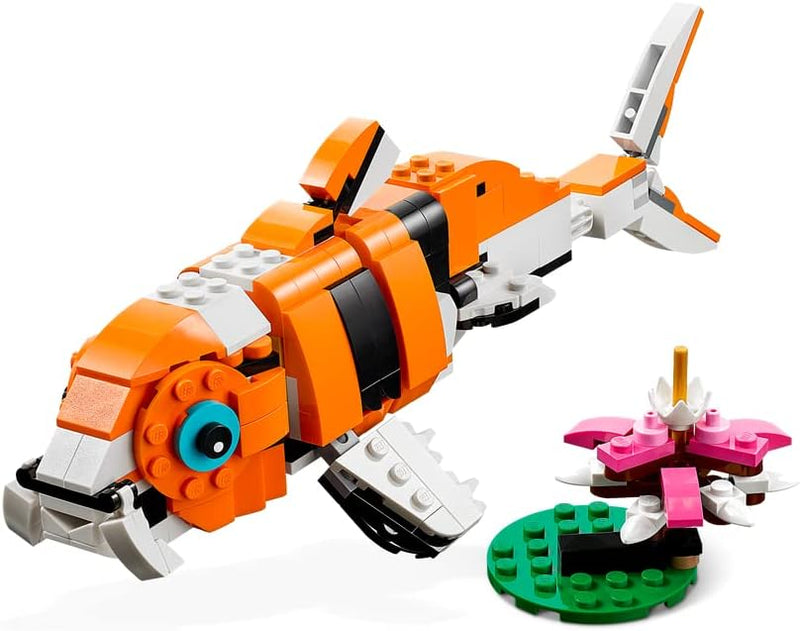 Lego Creator 3-in-1 Set: Majestätischer Tiger 31129 + Tropischer Papagei 30581(Polybag), für Kinder