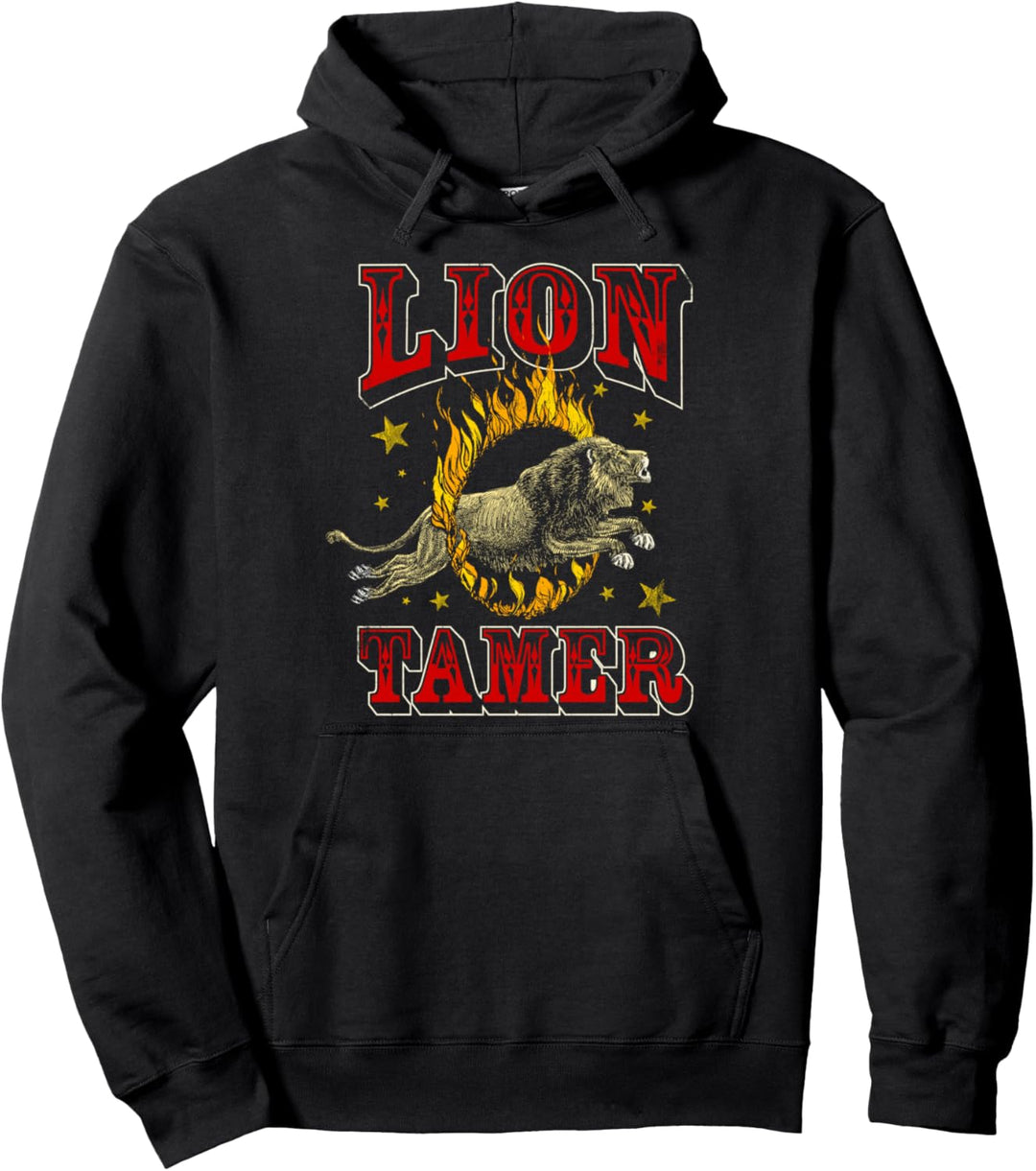 Zirkusstab Löwenzähmer Vintage Karneval Kostüm Mottoparty Pullover Hoodie