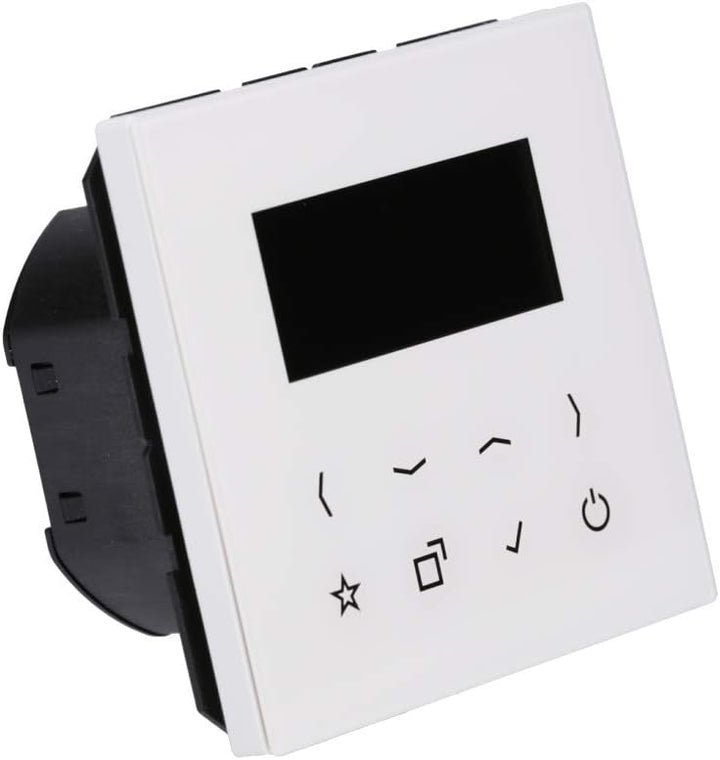 Jung Smart Radio DAB Bluetooth Komplett-Set Serie LS Weiss mit Lautsprecher DABLS1BTWW und 2-Fach Ra