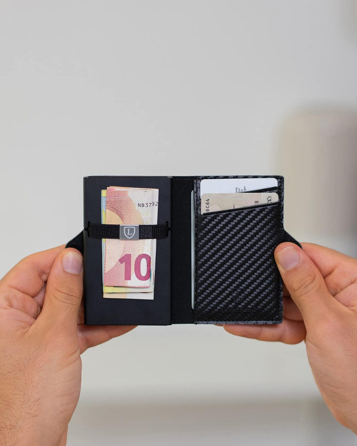 Lederhand® Aventus Wallet – Premium Leder Geldbörse handgemacht für Herren und Damen Portemonnaie Al