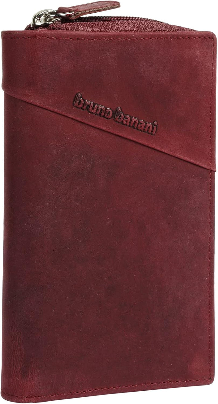 bruno banani Geldbörse Echt Leder rot Damen - 021337, Rot