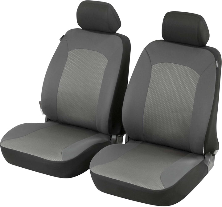 Walser Auto-Sitzbezug Manhay mit Reissverschluss, 2 Vordersitzbezüge, Zipp-IT Schonbezüge-Auto, Univ