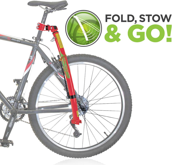 Trail-Gator Tandem-Stange, rot westeuropäische Sprachen Single