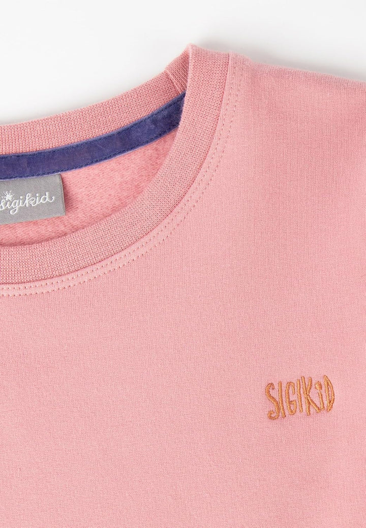 Sigikid Mädchen Mini Autumn Forest Sweatshirt 122 Rosa, 122 Rosa