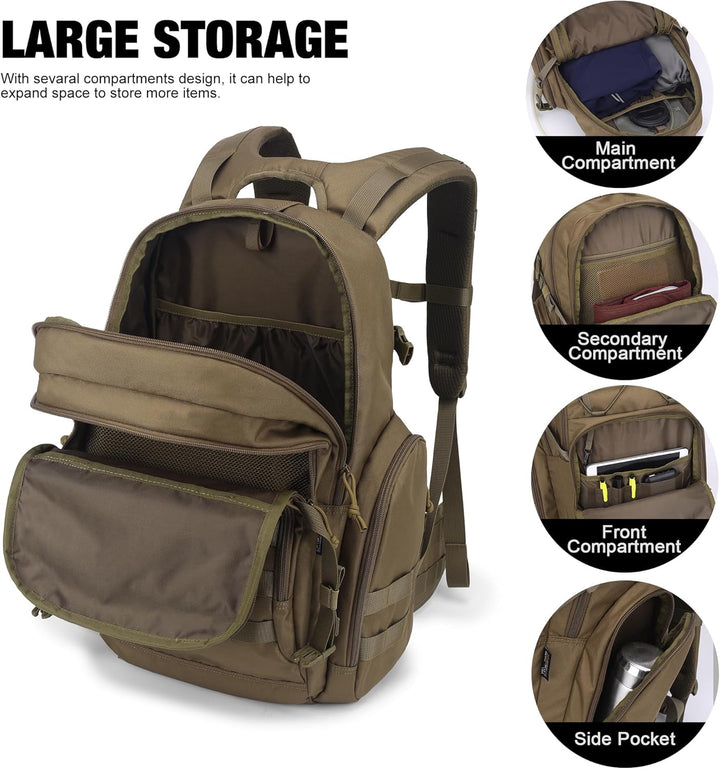 Mardingtop 28L/40L Militär Rucksack Wanderrucksäcke Trekkingrucksack Tactical Molle Rucksack für Cam