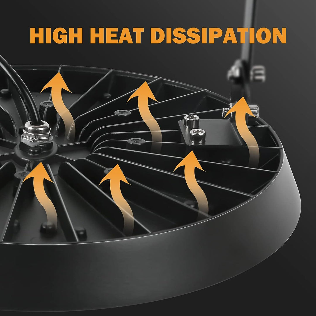 Blivrig 200W Led UFO Industrielampe,Werkstatt Hallenbeleuchtung kaltweiss 6500K,UFO Werkstattlampe L