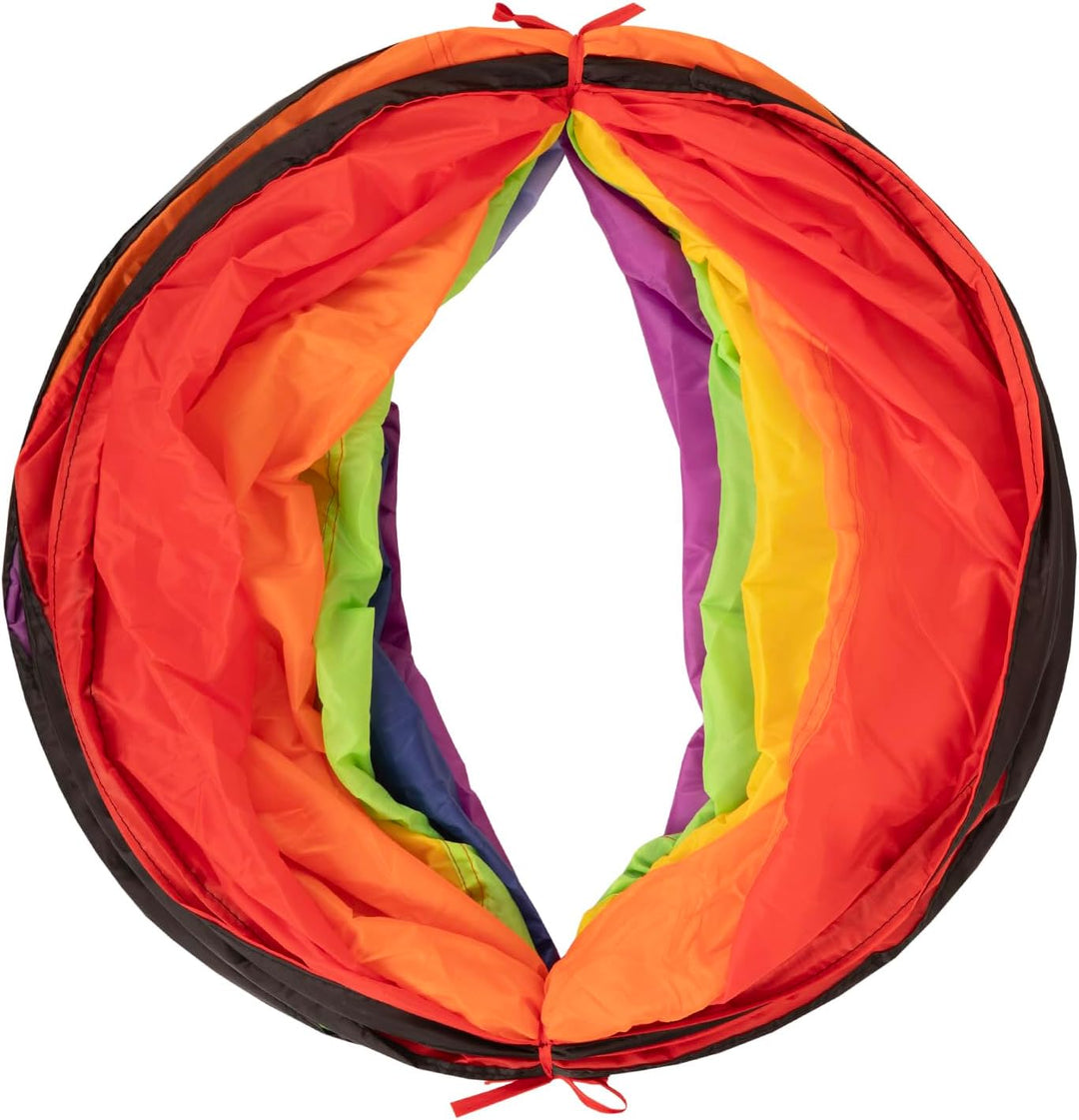 Selonis Pop-Up Tunnel Mit 900 Bälle Für Kinder Krabbel Spieltunnel, Mehrfarbig:Mint/Babyblau/Türkis/