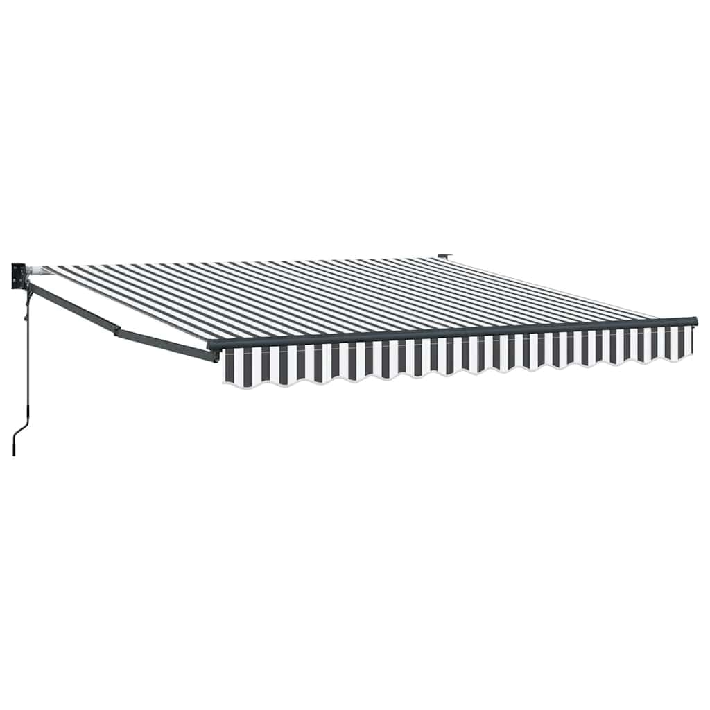 vidaXL Markise Einziehbar, Gelenkarmmarkise Wandmontage, Sonnenmarkise für Garten Terrasse, Balkonma