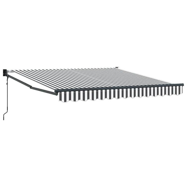 vidaXL Markise Einziehbar, Gelenkarmmarkise Wandmontage, Sonnenmarkise für Garten Terrasse, Balkonma