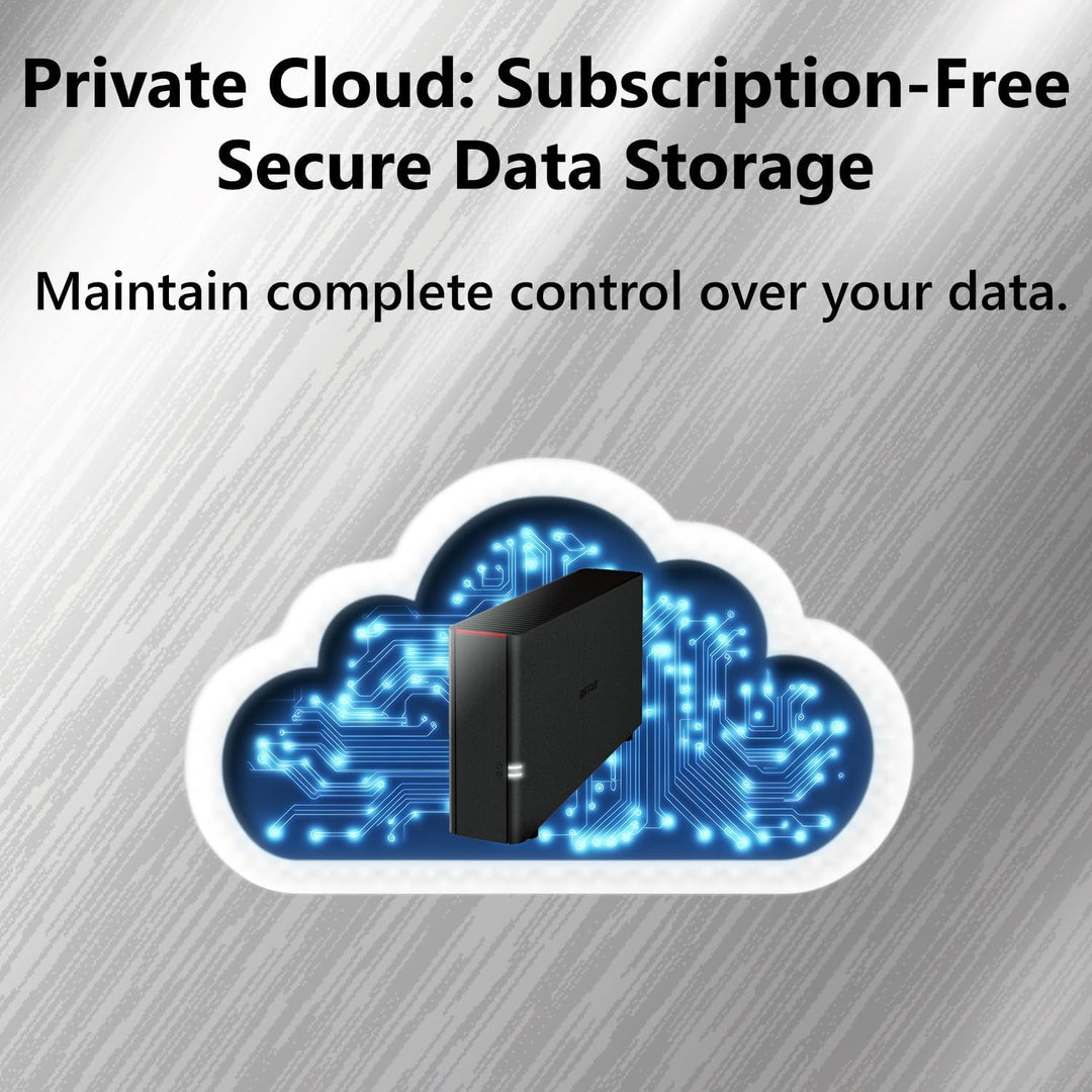 Buffalo LinkStation 410 2 TB High Performance NAS Persönlichen Cloud Storage und Media Server schwar