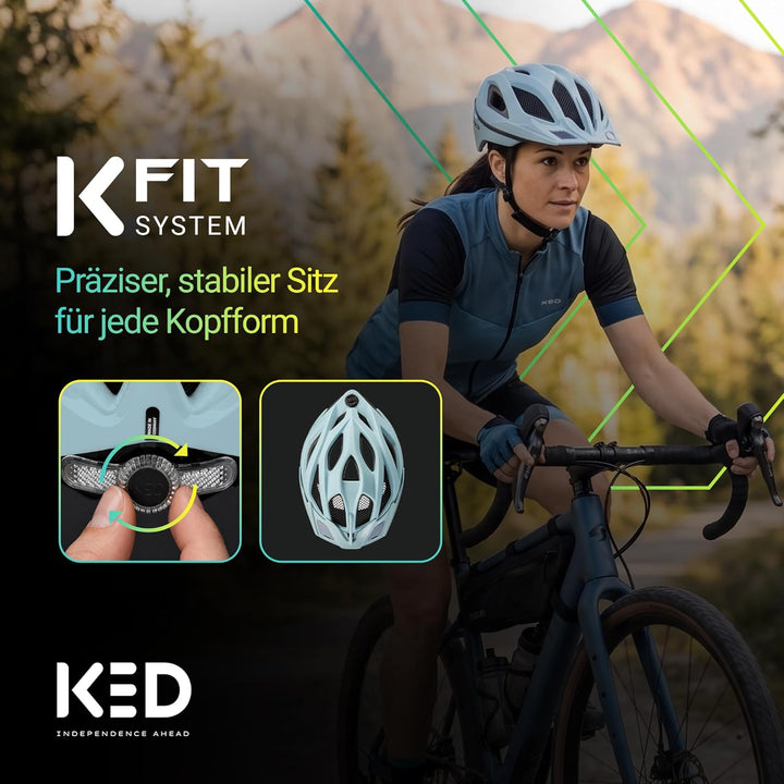 KED MTB Fahrradhelm SPIRI II Trend, Mint, M