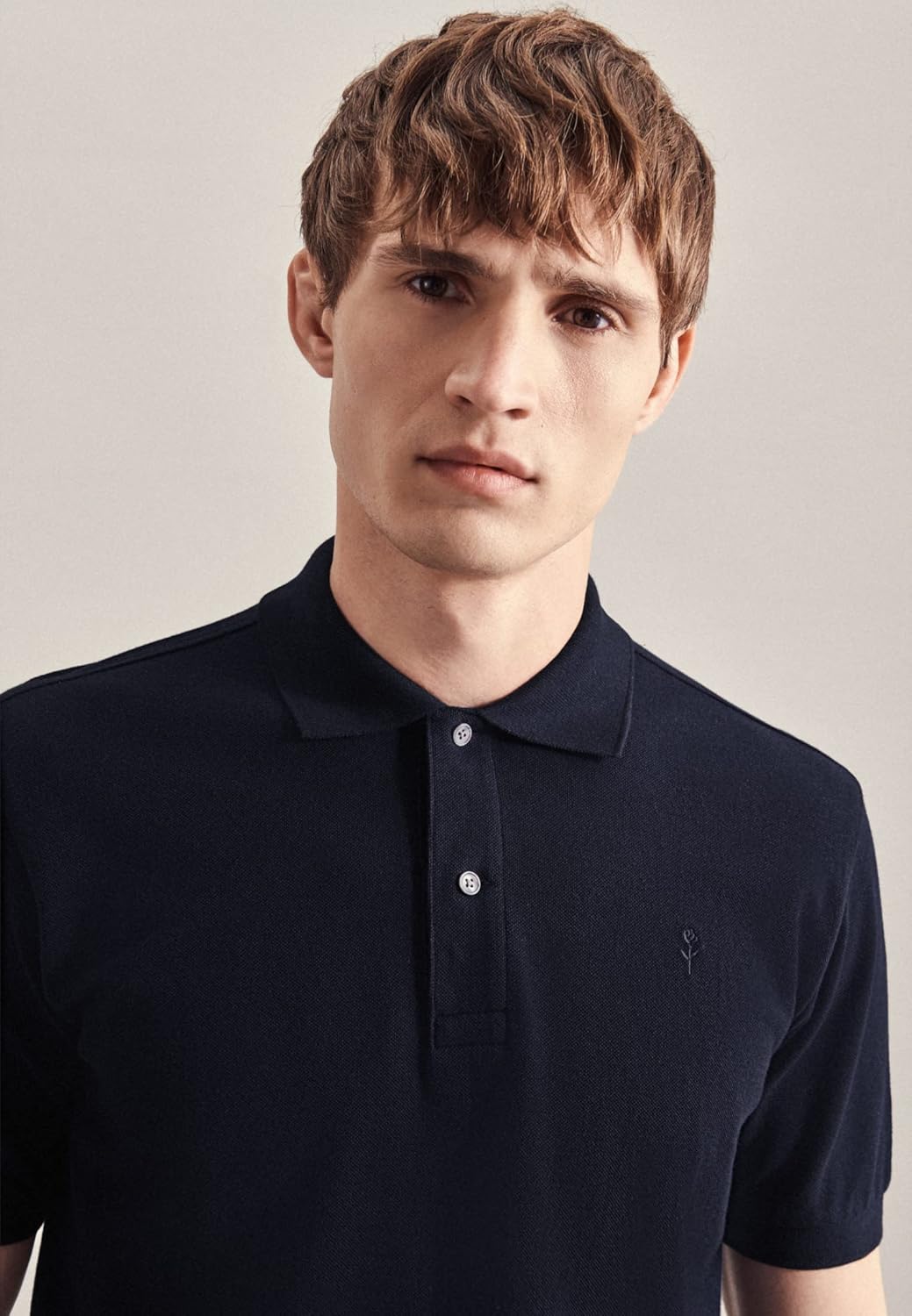 Herren Business Hemd Slim Extra Langer Arm Kentkragen Bügelfrei 100% Baumwolle Business Hemd Dunkelb
