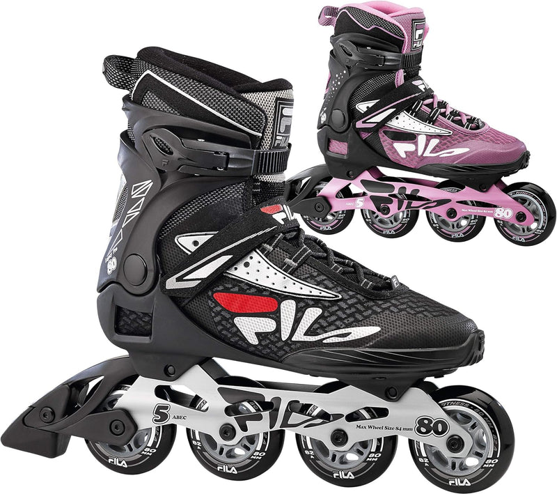 Fila Legacy Pro 80 Inline Skates Damen I Optimaler Halt & bequemer Komfort I Fitness & Freizeit Inli