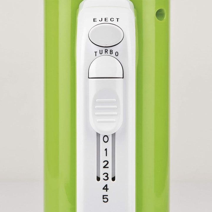 Girmi SB03 Handmixer, 150 W, Kunststoff, 5 Geschwindigkeitsstufen, Grün, Grün